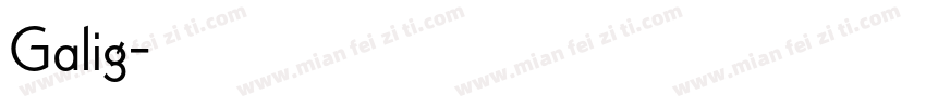 Galig字体转换