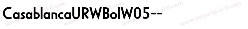 CasablancaURWBolW05-字体转换