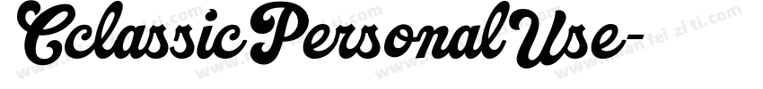 CclassicPersonalUse字体转换
