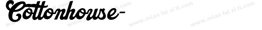 Cottonhouse字体转换
