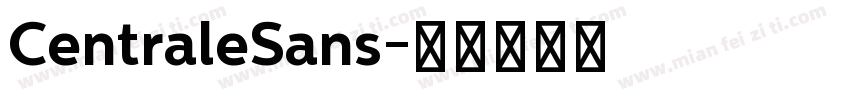 CentraleSans字体转换
