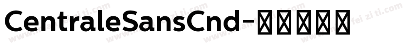 CentraleSansCnd字体转换