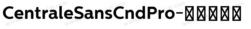 CentraleSansCndPro字体转换
