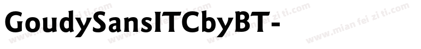 GoudySansITCbyBT字体转换