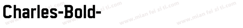 Charles-Bold字体转换