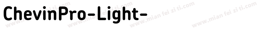 ChevinPro-Light字体转换