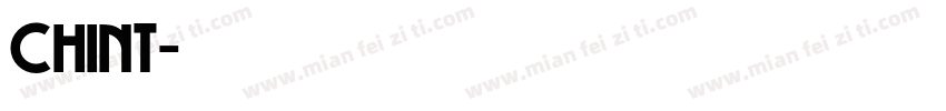 CHINT字体转换