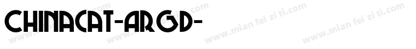 Chinacat-ARGD字体转换