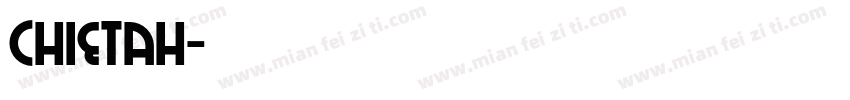 chietah字体转换