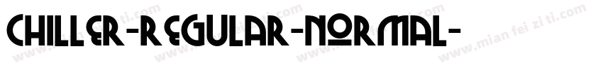 chiller-regular-normal字体转换
