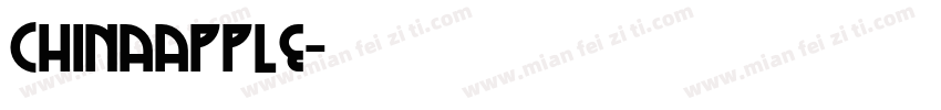 chinaapple字体转换
