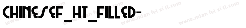 chinesef_ht_filled字体转换