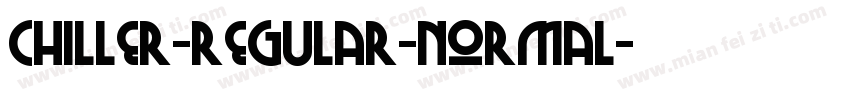 chiller-regular-normal字体转换