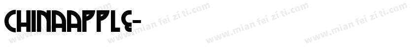 chinaapple字体转换