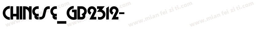 chinese_gb2312字体转换