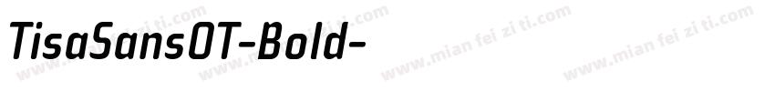 TisaSansOT-Bold字体转换