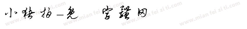 小猪拍字体转换
