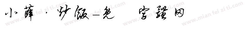 小薛·炒饭字体转换