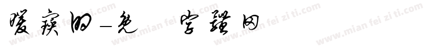 暖宝的字体转换