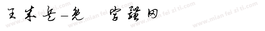 王成兵字体转换