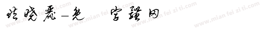 臧晓丽字体转换