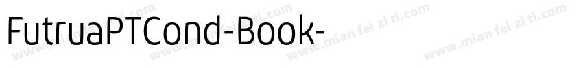 FutruaPTCond-Book字体转换