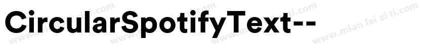 CircularSpotifyText-字体转换