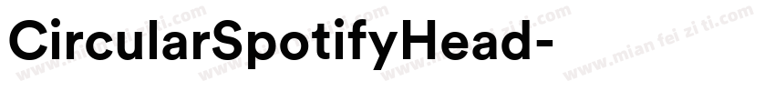 CircularSpotifyHead字体转换