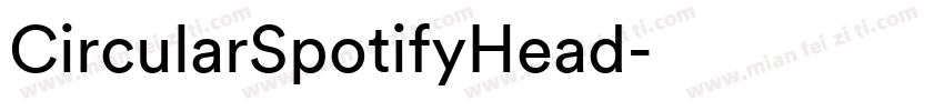CircularSpotifyHead字体转换