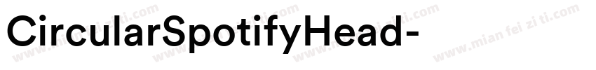 CircularSpotifyHead字体转换