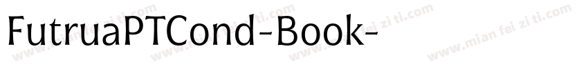 FutruaPTCond-Book字体转换
