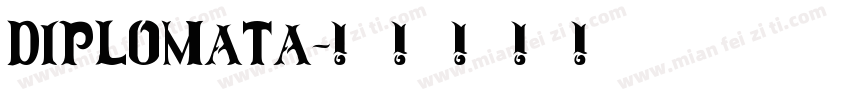 Diplomata字体转换