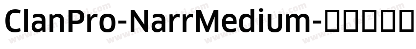 ClanPro-NarrMedium字体转换