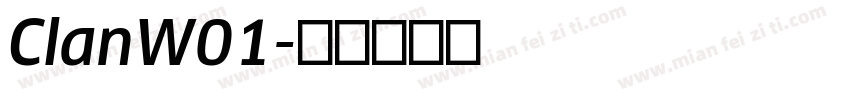 ClanW01字体转换