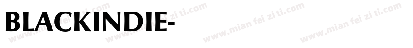 BLACKINDIE字体转换