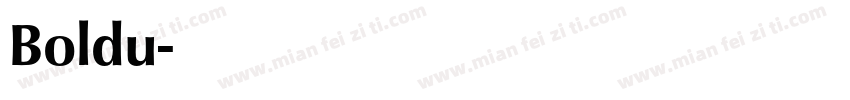 Boldu字体转换