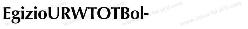 EgizioURWTOTBol字体转换