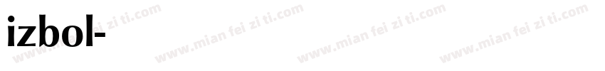 izbol字体转换