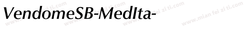 VendomeSB-MedIta字体转换