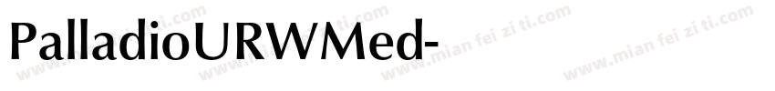 PalladioURWMed字体转换
