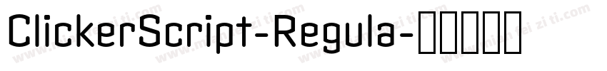 ClickerScript-Regula字体转换