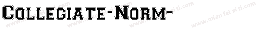 Collegiate-Norm字体转换