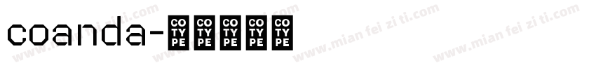 coanda字体转换