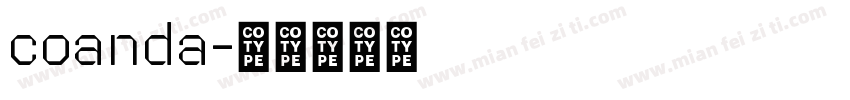 coanda字体转换