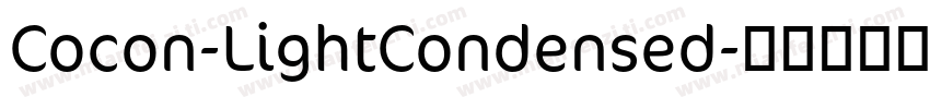 Cocon-LightCondensed字体转换
