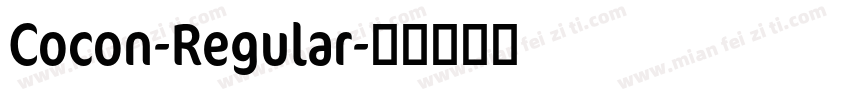 Cocon-Regular字体转换