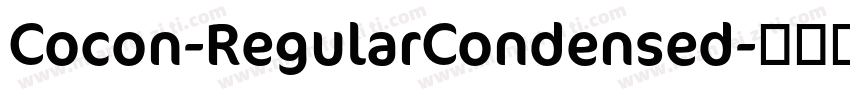Cocon-RegularCondensed字体转换