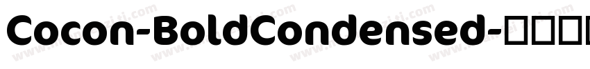Cocon-BoldCondensed字体转换