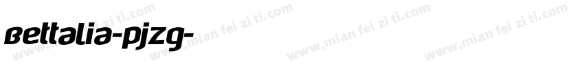 Bettalia-Pjzg字体转换