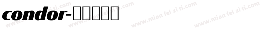 condor字体转换